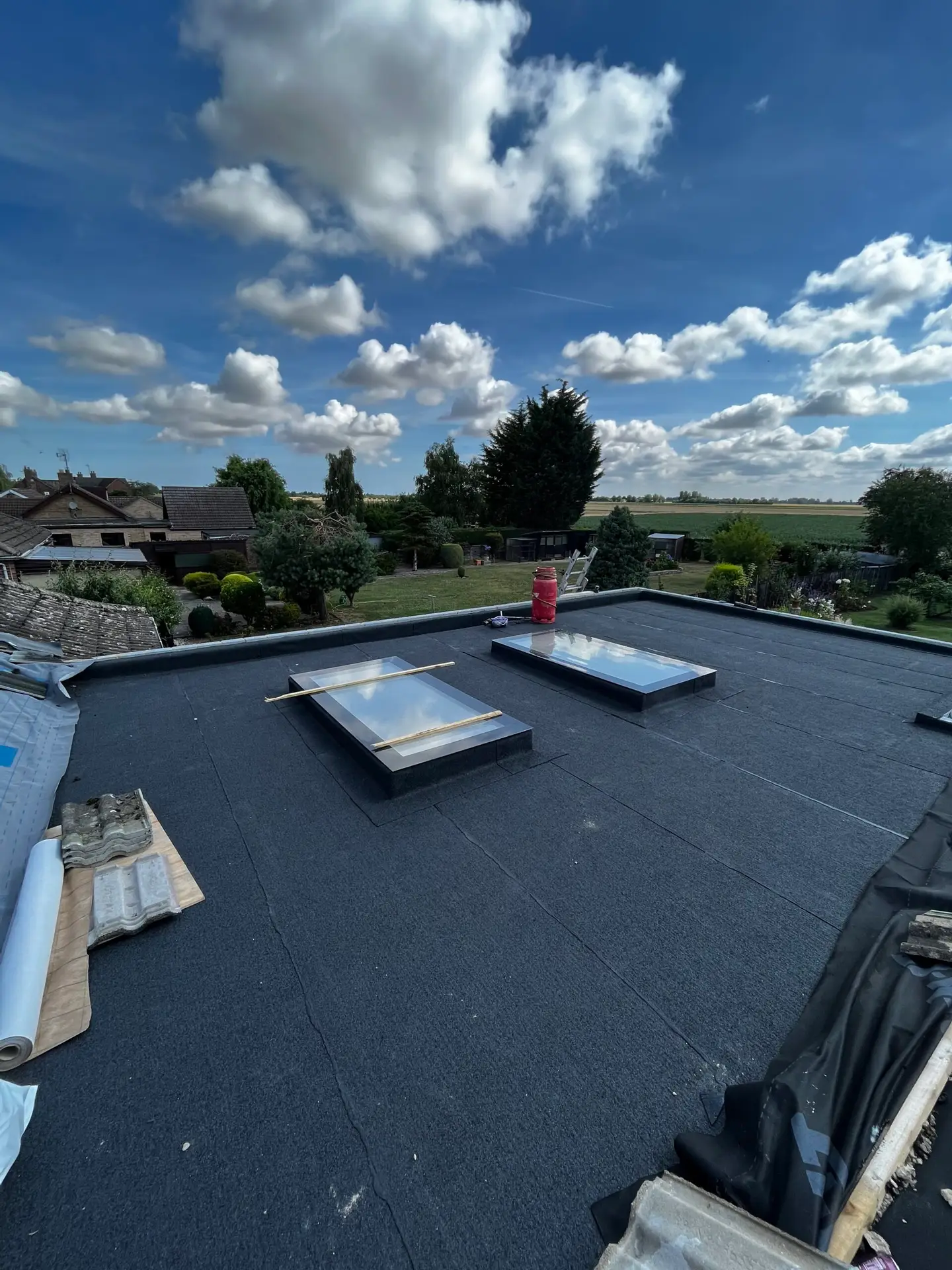 Flat roof repair in Wisbech, Cambridgeshire