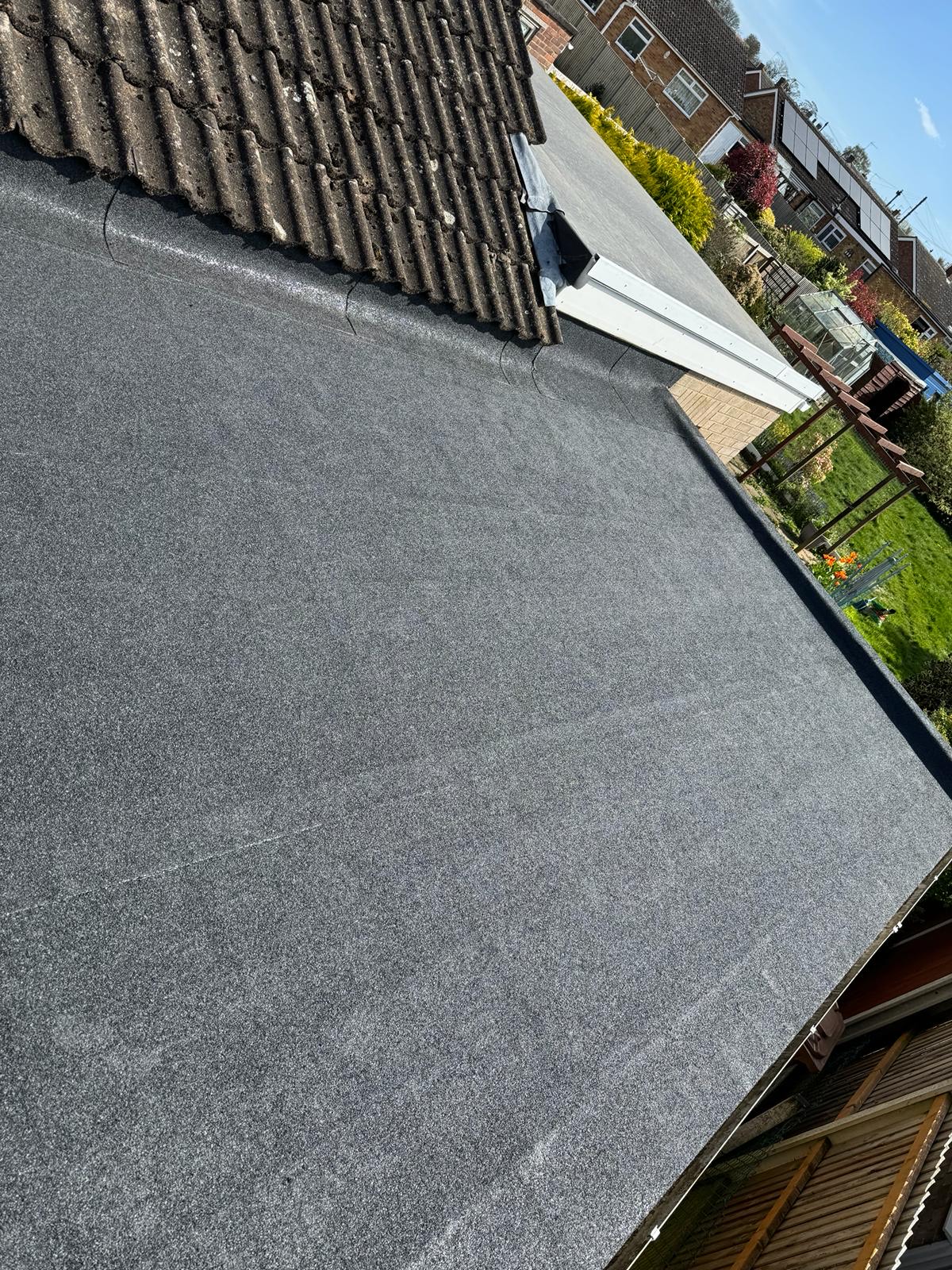 Flat roof installation by Swift Roofing in Kings Lynn, Norfolk