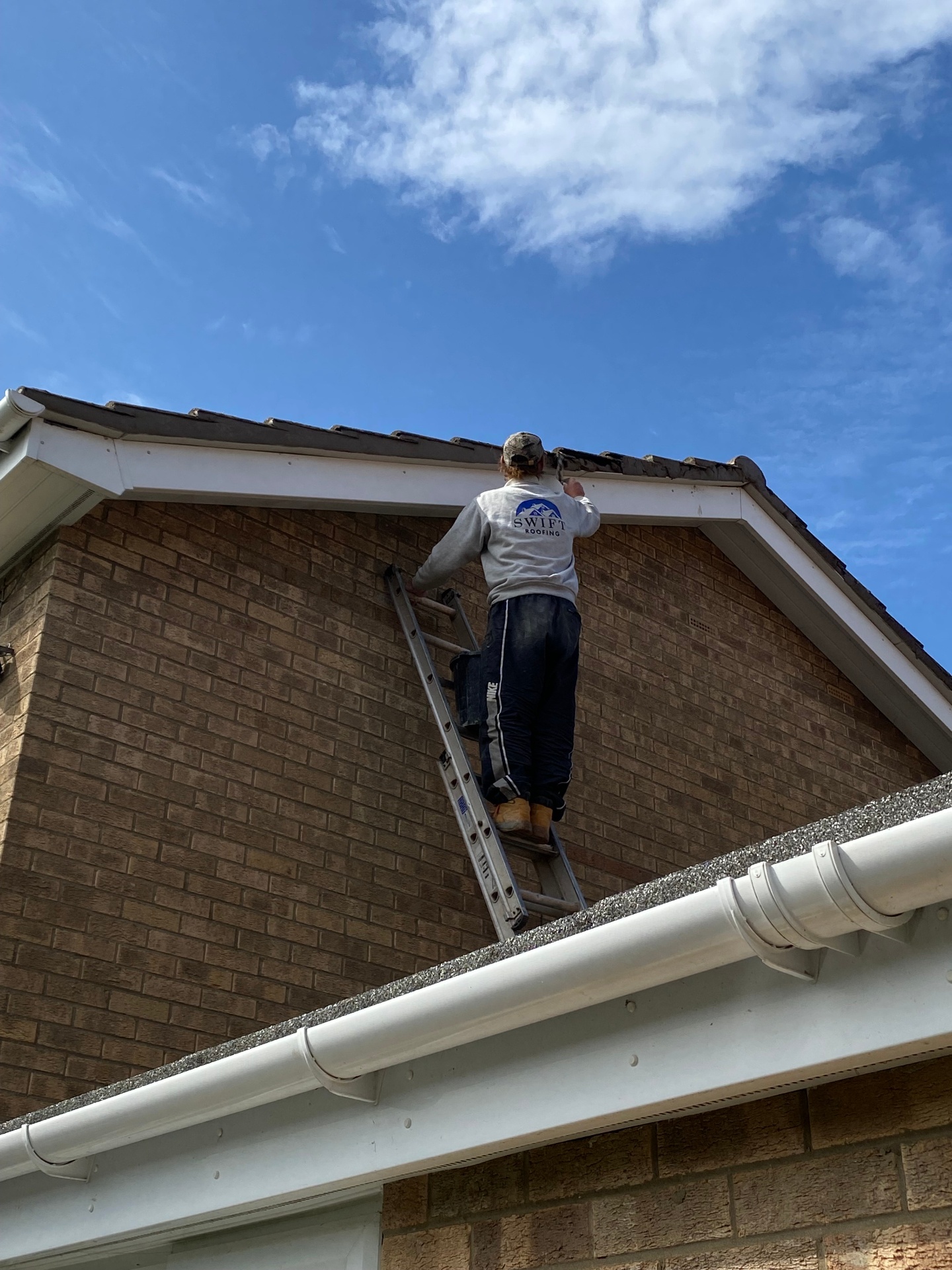 Guttering installation by Swift Roofing in March, Cambridgeshire