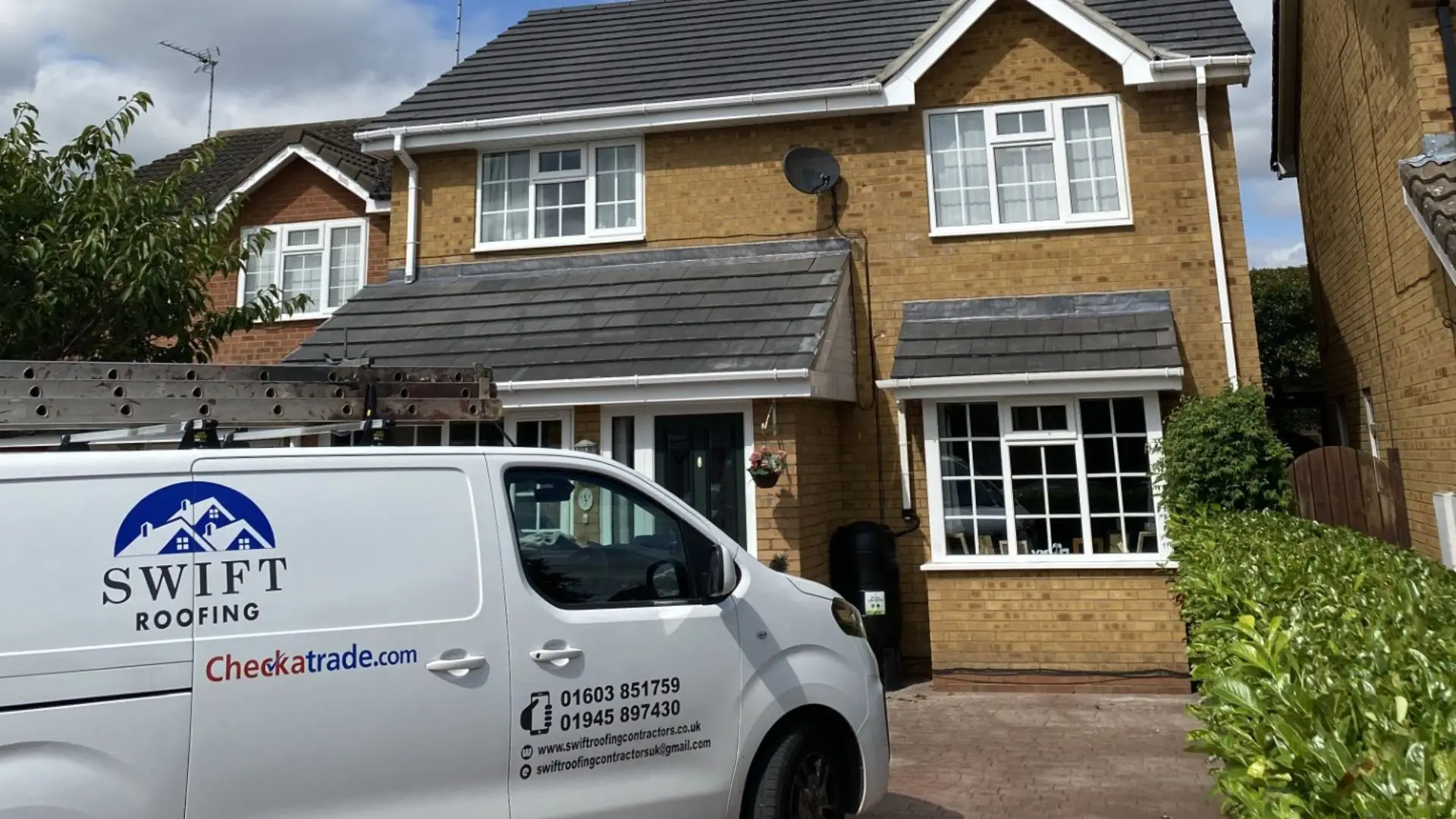 Swift Roofing Ltd van